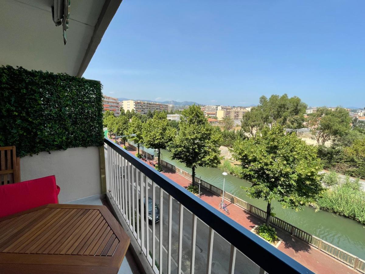 Vue Sur Mer - Magnifique Appartement Tout Confort - Terrasse Et Parking Prive Cagnes-sur-Mer Ngoại thất bức ảnh